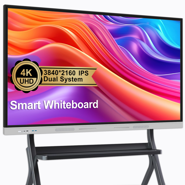Smart Whiteboard 85 Inch LCD Interactive Touch Screen Education Smart Board with Dual System