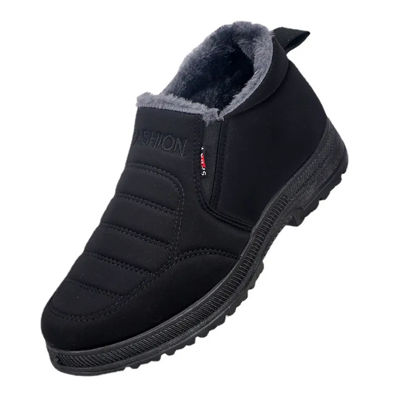 Botas de nieve antideslizantes para hombre, botines para casa, interior y exterior, novedad de invierno, 2022