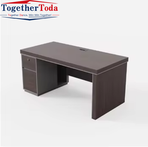 Escritorio Ejecutivo Moderno de Madera y Metal, Económico y Duradero, con Cajones y Colores Personalizados para Jefes y Gerentes Generales, Venta al Por Mayor - Product Image 1