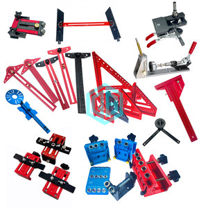 Kit de gabarit pour trous de poche Qinbu Wood, localisateur de perçage, outil professionnel pour la fabrication d'armoires/meubles, <span class=keywords><strong>menuiserie</strong></span> et perçage d'angles - Product Image 1