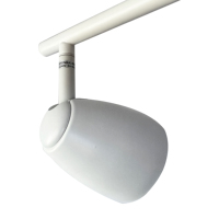 Ampoules GU10 délicates simples LED Spot de plafond 2/3/4Lt en blanc chaud et noir Style clair Éclairage sur rail fixe