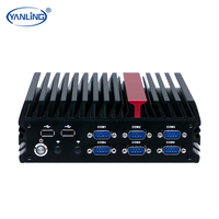 Yanling Nano-N332F AMD pour 5 Mini PC embarqués sans ventilateur |   6 COM |   2x GbE LAN |   M.2 WiFi/4G/5G |   TPM 2.0 |   Stock industriel