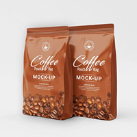 Sachet de café personnalisé à fond carré 250G 500G 1Kg, emballage plastique refermable avec valve, qualité alimentaire pour sachet stand-up