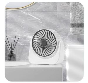 Portable 3-Speed USB Desk Fan - 5.5 Inch Small Personal Cooling Fan with Strong Airflow & Quiet Operation - Product Image 4