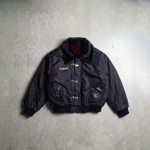 Chaqueta Bomber de Cuero con Parches Personalizada de Fábrica, Diseño de Moda, Chaqueta Bomber con Cierre de Mosquetón para Bombero, Chaqueta Bomber para Hombre - Product Image 1