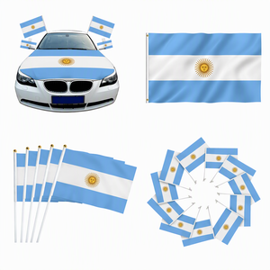 Copri Cofano Auto con Bandiera Nazionale Flagnshow, Bandiera Argentina e Tutte le <span class=keywords><strong>Bandiere</strong></span> <span class=keywords><strong>del</strong></span> <span class=keywords><strong>Mondo</strong></span> - Product Image 2