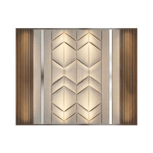 แผงผนังหุ้มเบาะตกแต่งภายใน<span class=keywords><strong>ห้อง</strong></span><span class=keywords><strong>นอน</strong></span>แบบกำหนดเองจากโรงงาน สำหรับเตียงคิงไซส์และควีนไซส์ - Product Image 3