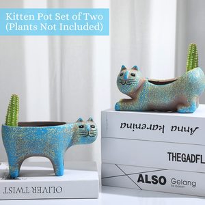 <span class=keywords><strong>Gatito</strong></span> mono cola Cactus carnoso esmaltado cerámica ecológico moderno creativo ligero escritorio <span class=keywords><strong>maceta</strong></span> lindo dibujos animados - Product Image 3