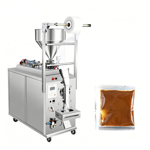 CE ROHS ISO Certified DZD-220JB Auto Multi-Function Liquid&Paste Packaging <b>Machine</b> Sauce, Shampoo, Cooking Oil & Beauty Serums - Product Image 1