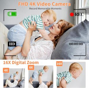 Appareil photo numérique compact SPRITE GROUP DC05S 4K 30FPS 44MP avec écran LCD IPS de 2,8 pouces pour capteur IMX214, zoom numérique 16x avec fonction selfie - Product Image 2