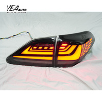 Mise à niveau Full LED à travers le feu arrière pour lexus RX 2009-2015 RX270 330 350 450H feu arrière de voiture avec feu moyen 2009-2015