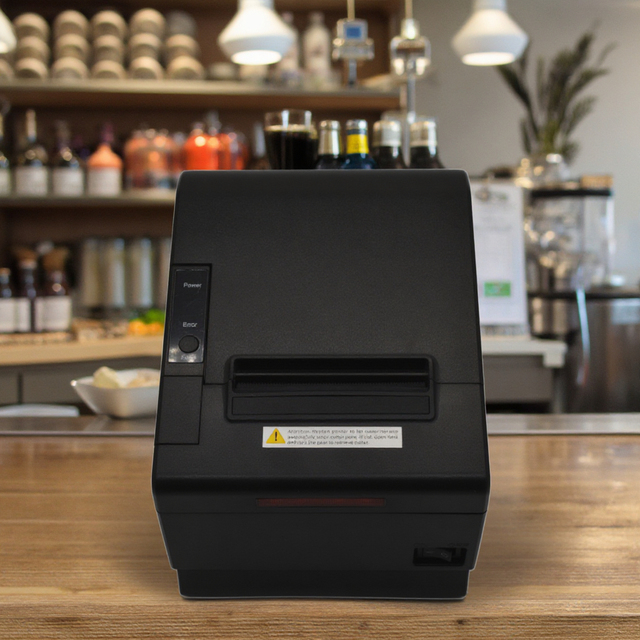 80mm POS Printer CN811 USB Bluetooth Connectable 203dpi Wireless Thermal Receipt Printer Ticket Printing Machine
