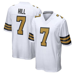 Großhandel American Football Trikots 41 Kamara 7 Hill 12 Olavenfl Bestickte Genähte Saints Sportshirts Kurzarm - Product Image 3