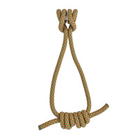 Corde de Prusik en polyester vert et blanc de 8 mm pour escalade en extérieur, spéléologie, abeuvlement, travaux en hauteur et antichute