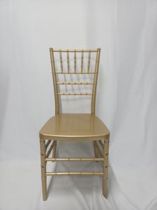 เก้าอี้เชียวารีพลาสติกเรซิ่นสีทองคุณภาพสูงสำหรับงานเลี้ยง งานแต่งงาน งานอีเว้นท์ โรงแรม แบบขายส่ง - Product Image 6