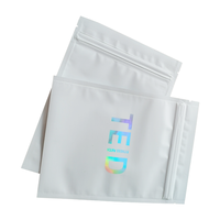 Hologramme à l'intérieur des sacs d'emballage en plastique refermables à 3 côtés brillants à surface mate