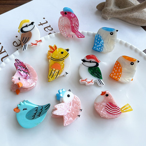 YJL Mini Pinces à Cheveux Mignonnes en Forme de Poulet de Dessin Animé, Petites et Adorables, Idéales pour <span class=keywords><strong>les</strong></span> Franges, Accessoires Capillaires en Gros - Product Image 2