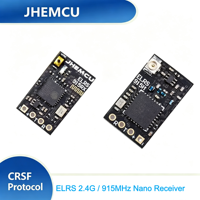 Récepteur JHEMCU ELRS 2.4G 915MHz Open Source ExpressLRS Nano RX à faible latence 0.6g pour drone de course FPV longue portée quadricoptère