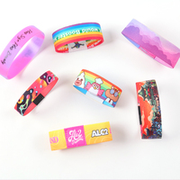 Nfc bracelets bracelet élastique fort extensible logo personnalisé bible mots positifs rfid élastique puce bracelet