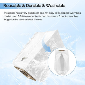 Bolsa para Polvo con Cierre para <span class=keywords><strong>Xiaomi</strong></span> Mijia <span class=keywords><strong>Dreame</strong></span> X10 X20 L20 L30 <span class=keywords><strong>L10s</strong></span> Ultra Plus Pro Omni B101CN B102GL C102CN X20 Max Robot Aspiradora - Product Image 4