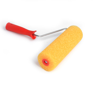 Tốt Nhất Bán 9-Inch Kết Cấu Sơn Con Lăn Bàn Chải Màu Đỏ Nhựa Xử Lý Công Nghiệp Tự Làm Công Cụ Làm Sạch Sợi Nhỏ Polyester Bọt OEM - Product Image 4