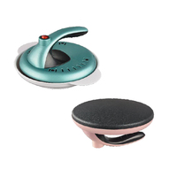 Gaufrier Électrique Mini 20cm 550W en Aluminium avec Revêtement Antiadhésif, Thermostat Réglable, Protection Contre la Surchauffe, Design Élégant pour la Maison