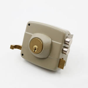 Sicherheits tür Wasserdicht Schwarz Farbe Nacht verriegelung Tor Felgen schloss Herstellung und Messing Zylinder verriegelung mit Deadlock Tür schlüssel - Product Image 2