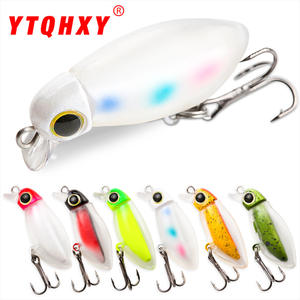 Ytqhxy Topwater Minnow <b>Lure</b> 2.5g 3.8cm Bionic Bass <b>Fishing</b> <b>Lure</b> Soft Shell Floating Artificial Baits For <b>Lure</b> <b>Fishing</b> - Product Image 1