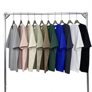 Camiseta de Algodón de Color Sólido Extra Grande para Hombre, Manga Corta, Cuello Redondo, Informal, de Punto, Diseño Liso, Disponible en Varios Colores - Product Image 3