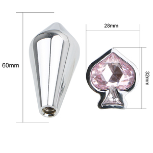 Caja Personalizada Gratis - Tapón Anal de Metal con Forma de Espadas y Diamantes, Masajeador de Próstata, Dilatador Anal, Juegos para Adultos, <span class=keywords><strong>Parejas</strong></span>, Erótico - Product Image 6