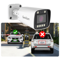 Cámara IP con Reconocimiento de Matrículas (ALPR/LPR) IP66, Sensor CMOS, Tarjeta SD para Control de Acceso de Vehículos, Grabación de Entrada/Salida