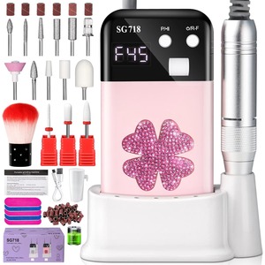 Low Noise Professional Nail <b>Drill</b> 45000RPM Electric Nail File Machine for Salon Tools - Product Image 4