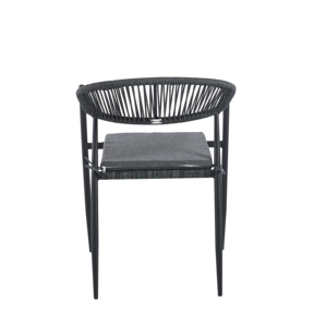 Offre Spéciale bas prix extérieur Table et <span class=keywords><strong>chaise</strong></span> ensemble jardin PE <span class=keywords><strong>rotin</strong></span> tressage corde <span class=keywords><strong>chaise</strong></span> métal aluminium chaises pour restaurant à manger - Product Image 6