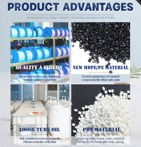 FTTH gjxch thả cáp ngoài trời 2 lõi duy nhất chế độ g657a1 Dây thép + FRP đôi-hàng Cáp - Product Image 5