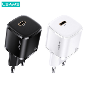 Para usams CC124 T36 <span class=keywords><strong>20W</strong></span> Super Si PD Fast 1C Cargador adecuado para Apple <span class=keywords><strong>iPhone</strong></span> Adaptador de carga <span class=keywords><strong>Cabezal</strong></span> de carga - Product Image 1