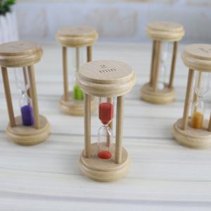 مؤقت ساعة رملية خشبي حديث 1/دقيقة ديكور مبتكر للمنزل بزخرفة صغيرة للمكتب والاستخدام الزخرفي - Product Image 5