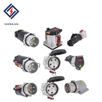 Connecteur industriel haute puissance 4P 5P 200A/250A/400A/630A étanche IP67 mâle/femelle pour alimentation au sol/aéroport