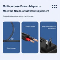 Fuente de Alimentación Desmontable de 96W para 5V 9V 12V 15V 19V 24V 30V 36V 48V 54V 1A 2A 2.5A 3A 4A 5A 6A, Adaptador de Corriente Intercambiable
