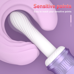 6-in-1 App-Controlled Male Female Toy Machine with 7 <b>Vibration</b> Modes 100% Waterproof Soft Heating Dildo <b>Vibrator</b> Female Toy - Product Image 5
