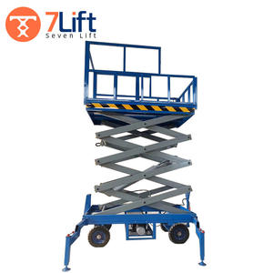 Platform Pengangkat Manual Hidrolik, Forklift Gunting, Perancah Motor, Platform Pengangkat Beroda, Meja Angkat, <span class=keywords><strong>Elevator</strong></span> Pengangkat - Product Image 4