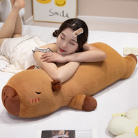Oreiller Kapibala, poupée capybara en peluche, jouet pour fille, oreiller de lit, cadeau d'anniversaire pour petite amie