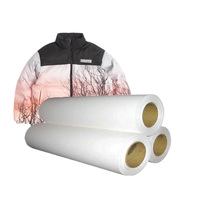 Papier de sublimation à séchage rapide, rouleau de transfert thermique pour impression textile, approvisionnement en gros