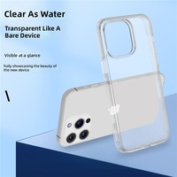 Casing HP Anti-Shock Tebal Pola Robot Transparan untuk iPhone 18 Pro Max 15 14 13