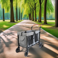 Probebi chariot de poussette en métal léger pour nourrissons tout-petits conception pliée pratique caractéristiques de sécurité grand tissu EVA PU nouveau bébé