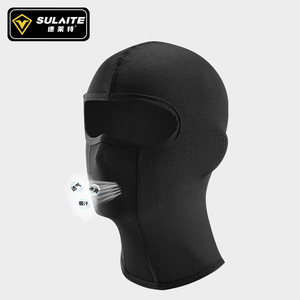 Masque facial pour moto SULAITE, noir, couvrant entièrement le visage, respirant, en néoprène, pour la conduite en plein air - Product Image 3