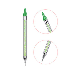 Coloré Double Tête Stylo Cire Cristal Sélecteur Nail Art Strass Pointillage <span class=keywords><strong>Crayon</strong></span> <span class=keywords><strong>Crayon</strong></span> De Cire pour Strass - Product Image 4