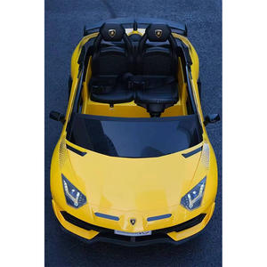 Lisanslı Lam <span class=keywords><strong>2</strong></span> deri Seaters 550*<span class=keywords><strong>2</strong></span> çift mekanizmalı EVA tekerlekler büyük çocuklar için çocuklar araba elektrikli araba binmek 12 yaşında - Product Image 5