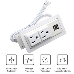 Bàn Để Bàn 2 Ổ Cắm USB 2 Bề Mặt Có Thể Gắn Được - Product Image 5