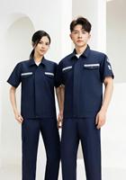 Combinaison de travail en polyester et coton TN62911 pour hommes, vêtement de protection absorbant la transpiration et respirant, idéal pour l'usine et la soudure anti-flamme