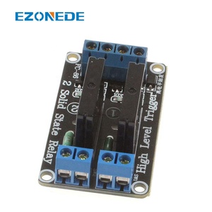 Dc 5V 12V 24V 2-kanaals Solid-State Relaismodule Op Hoog Niveau Trigger Dc-Besturing Ac 240V 2a Voor Plc Industriële Besturing - Product Image 4